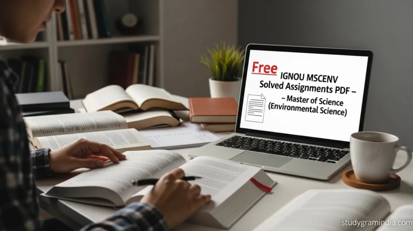 Download IGNOU MSCENV solutions online