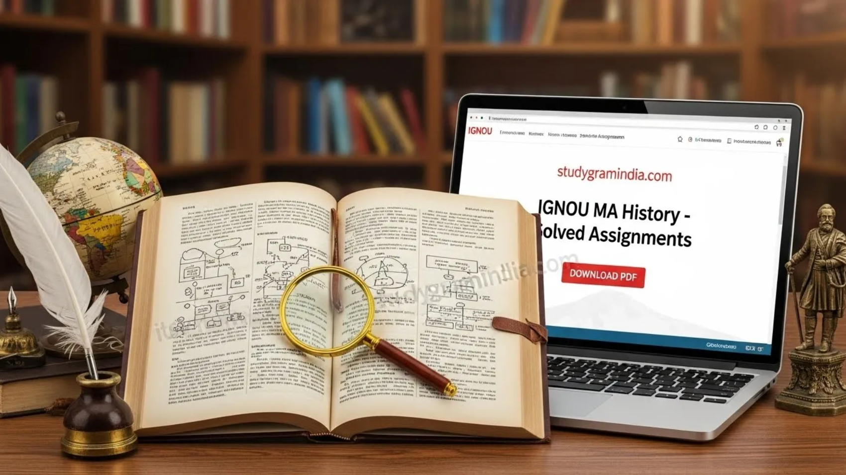 IGNOU University free solved assignments of MA History