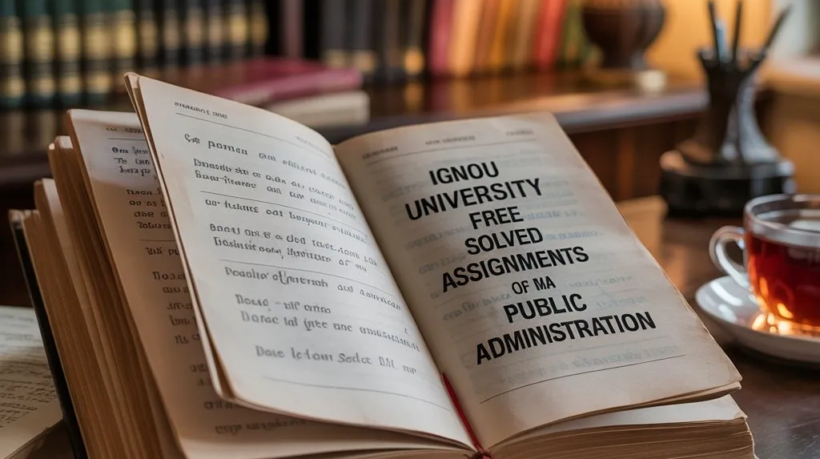 IGNOU MA Public Administration free solved assignment PDF download