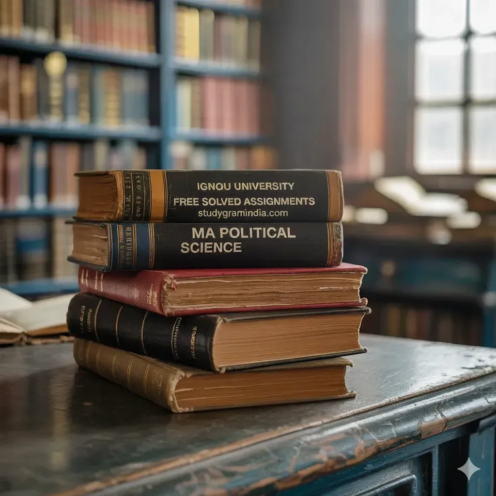 "IGNOU MA Political Science Free Solved Assignments PDF