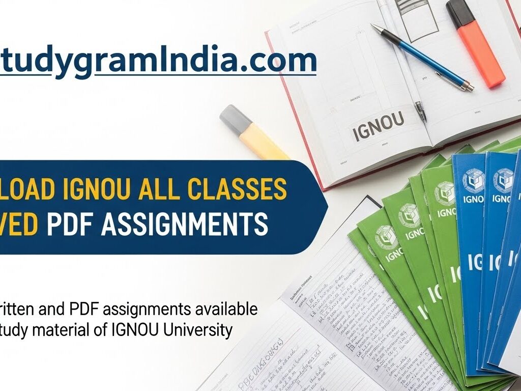IGNOU solved assignments PDF download