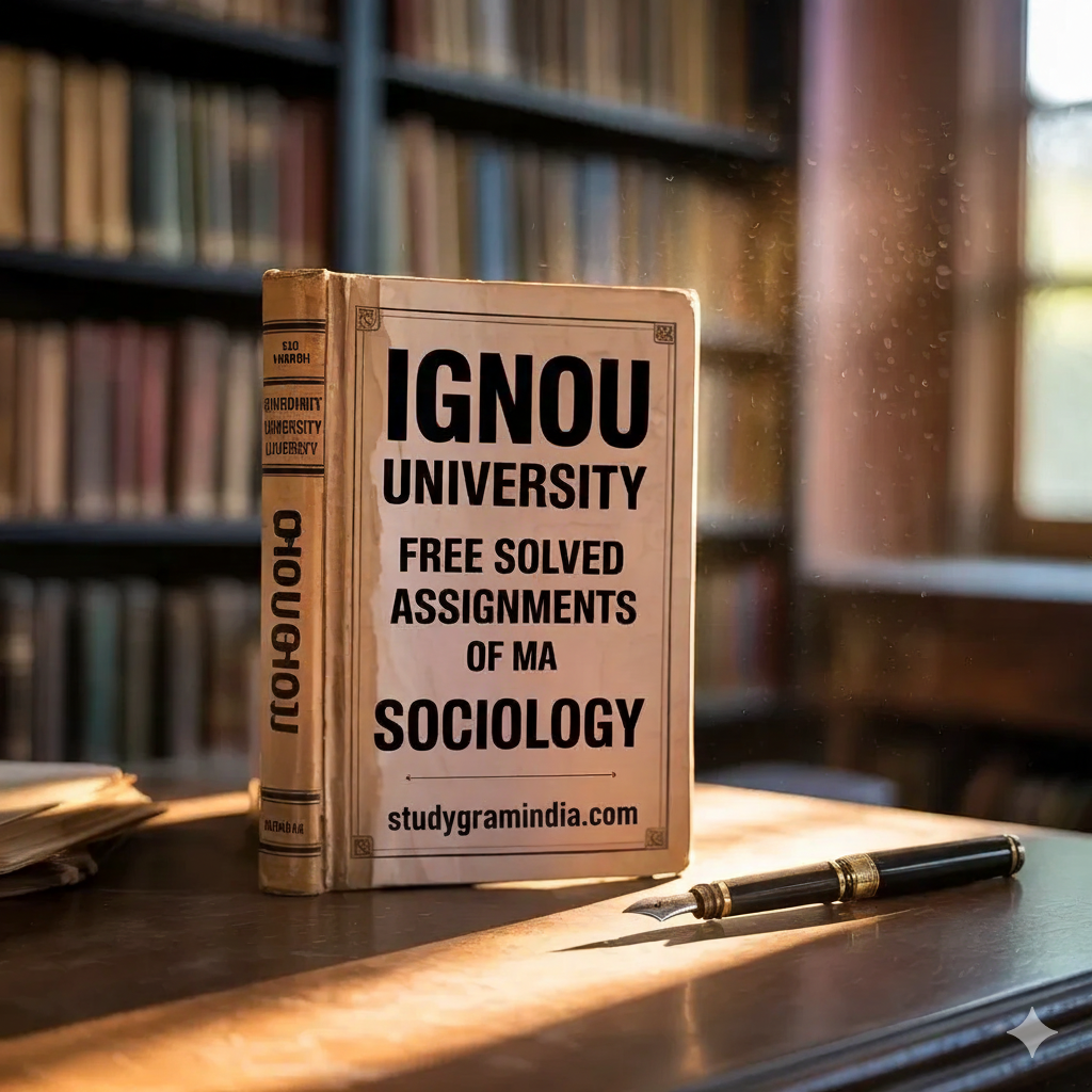 IGNOU Sociology solved assignments sample preview