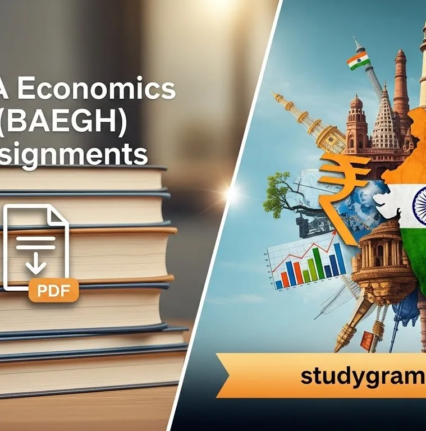 IGNOU BA Economics Honours Solved Assignments Free PDF 2