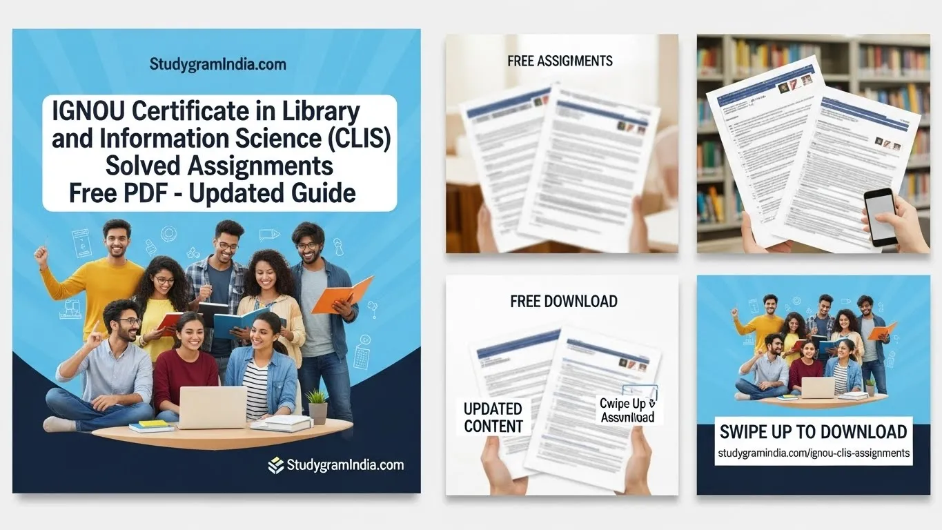IGNOU CLIS Solved Assignments Free PDF