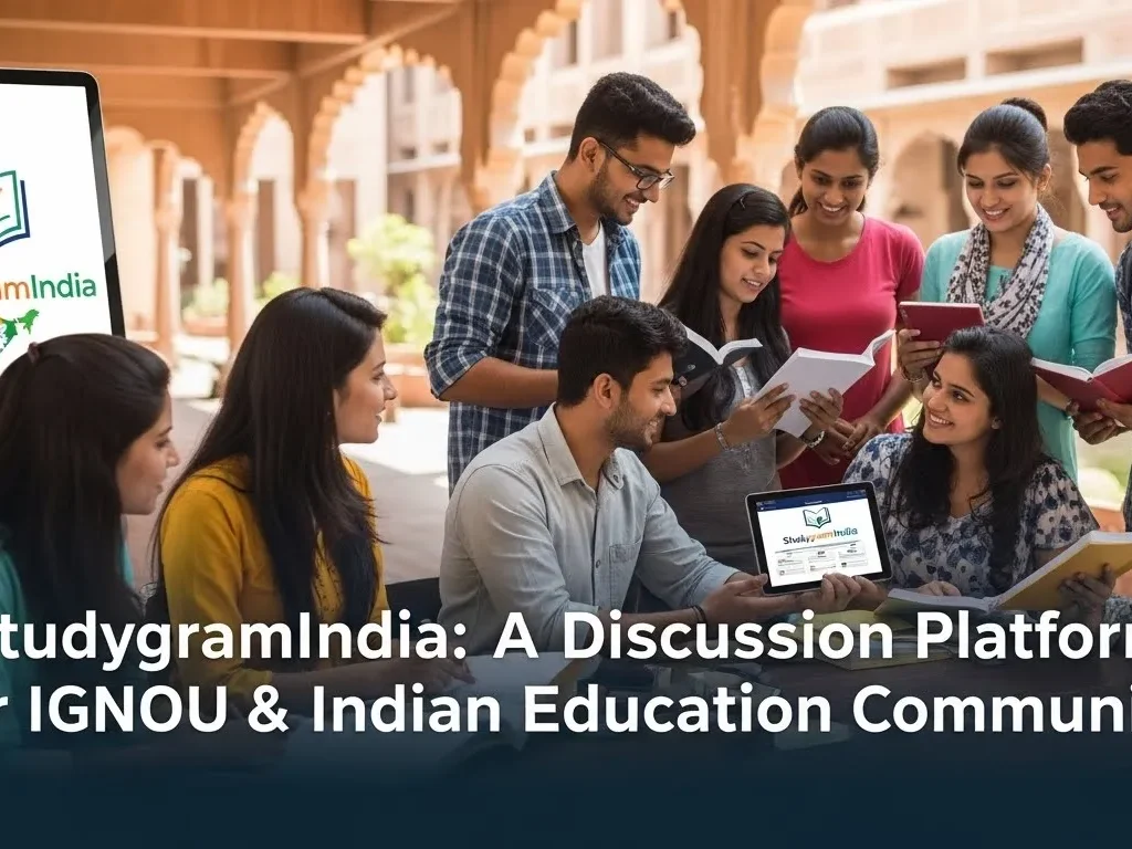 StudygramIndia IGNOU Community discussion platform for Indian education