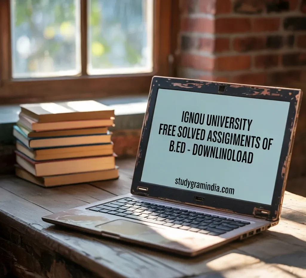 IGNOU University Free Solved Assignments of B.ED