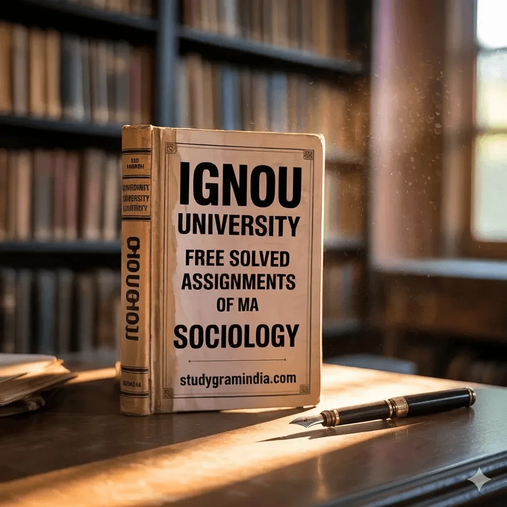 IGNOU MA Sociology MSO Free Solved Assignments 2025-26