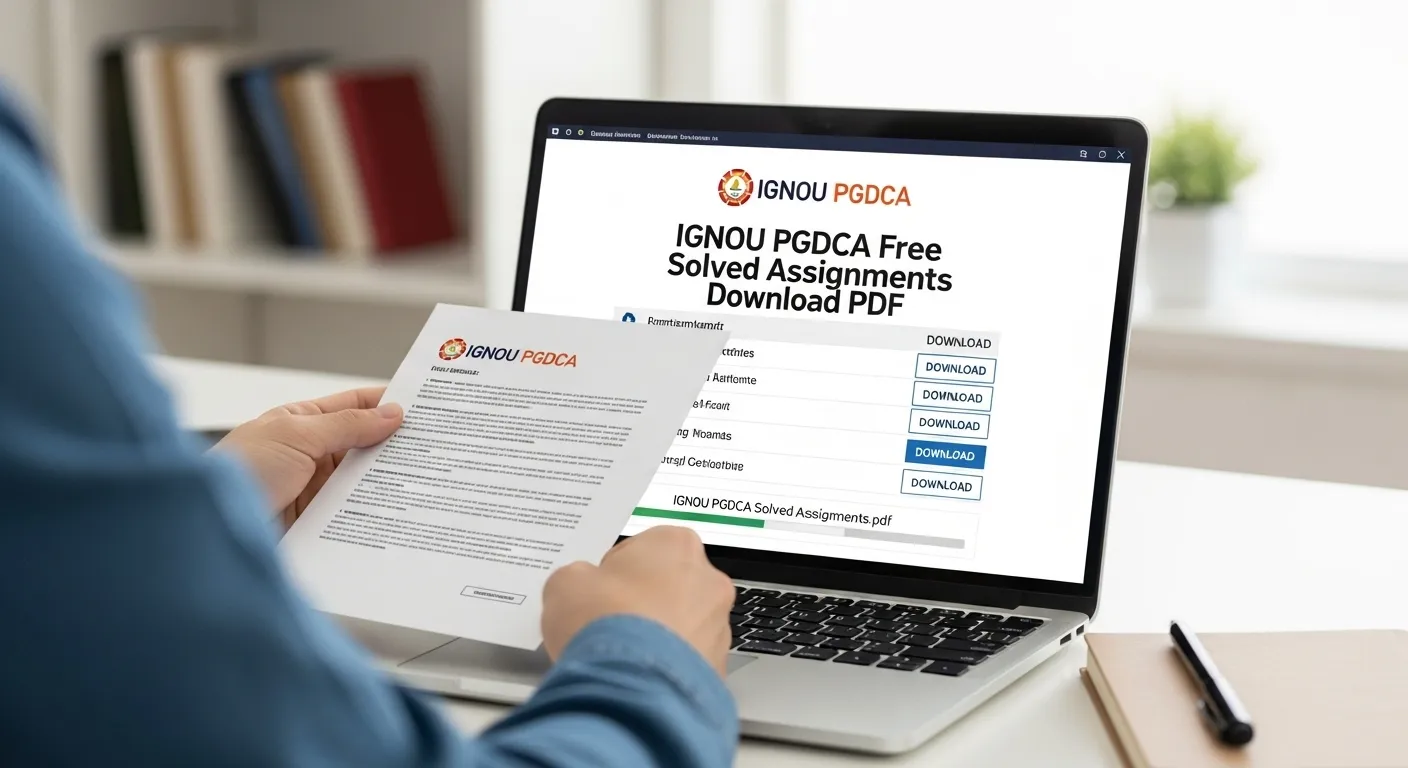 IGNOU PGDCA Free Solved Assignments PDF 2025
