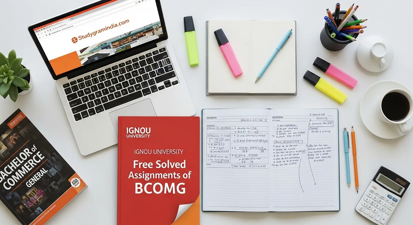 IGNOU University free solved assignments of BCOMG