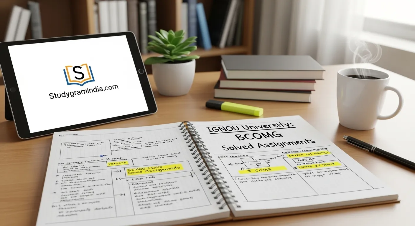 IGNOU BCOMG free solved Assignments