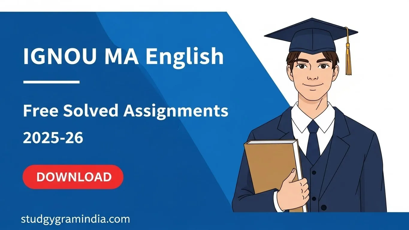 IGNOU MA English MEH free solved assignments