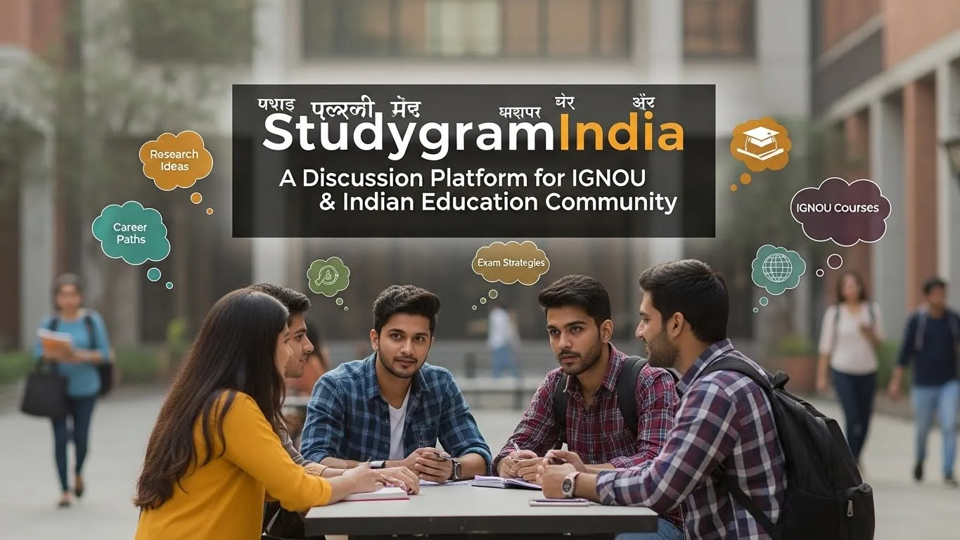 StudygramIndia IGNOU Community discussion platform for Indian education
