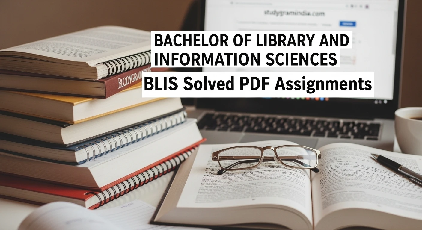 Bachelor of Library and Information Sciences BLIS Solved PDF Assignments 2025-26