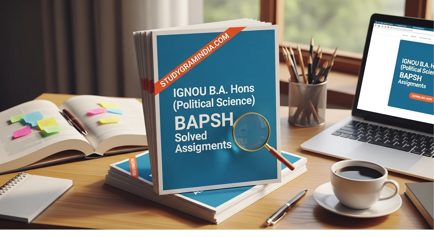 IGNOU B.A. Honours (Political Science) BAPSH Solved PDF Assignments 2025-26