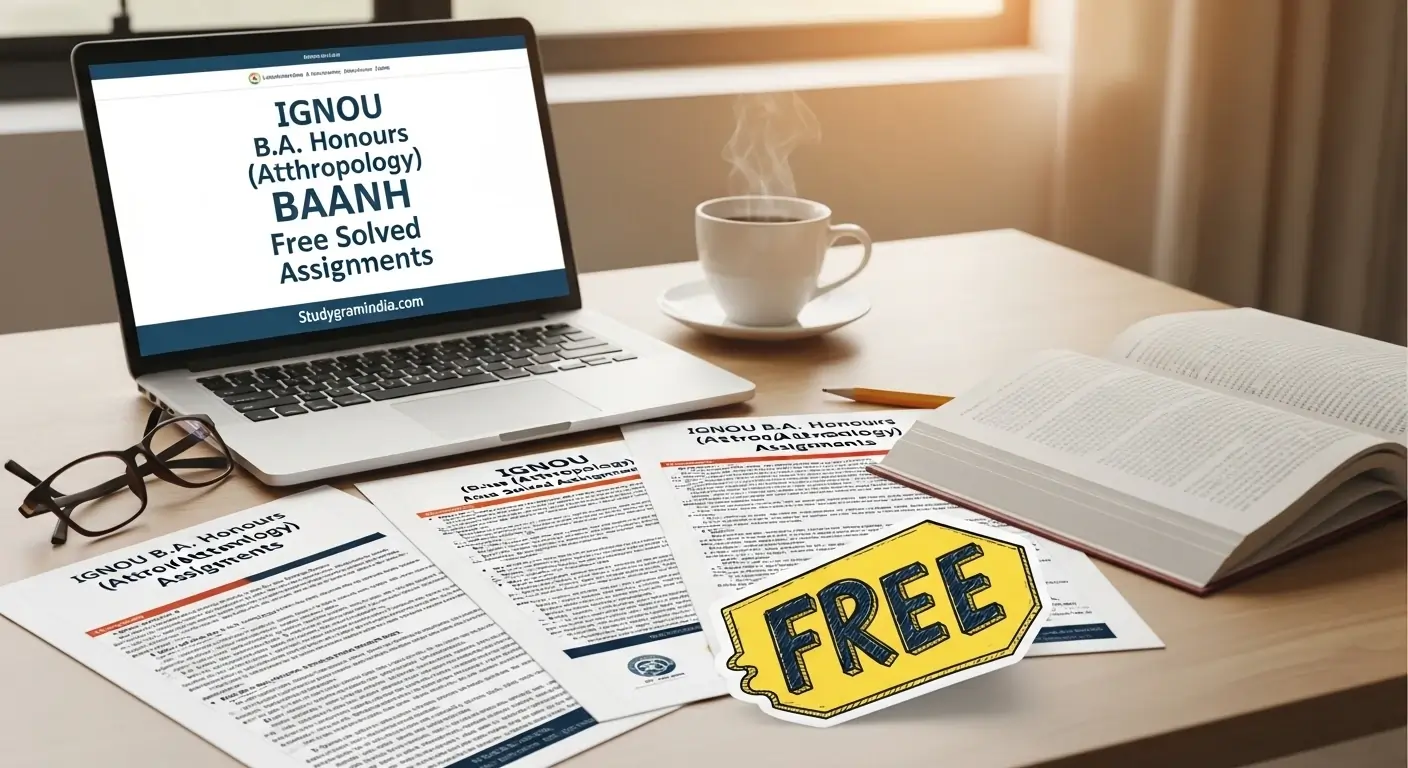 IGNOU B.A. Honours (Anthropology) BAANH Free Solved Assignments 2025-26