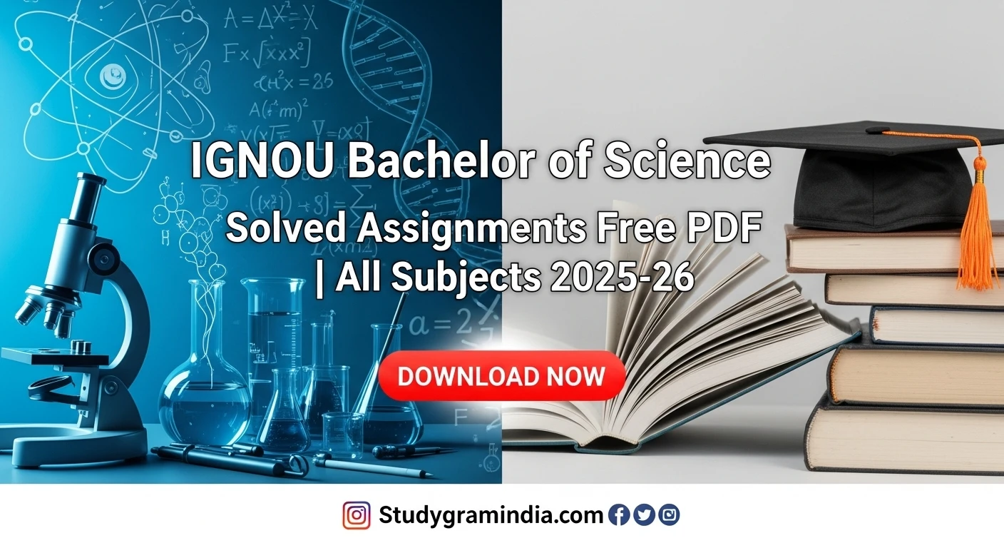 IGNOU BSCG Solved Assignments Free PDF