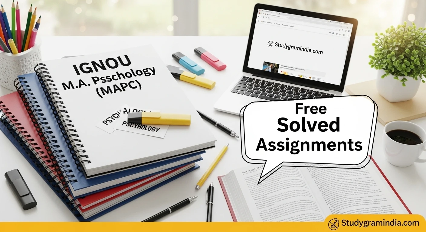 IGNOU M.A. Psychology (MAPC) Free Solved Assignments 2025-26 PDF Download