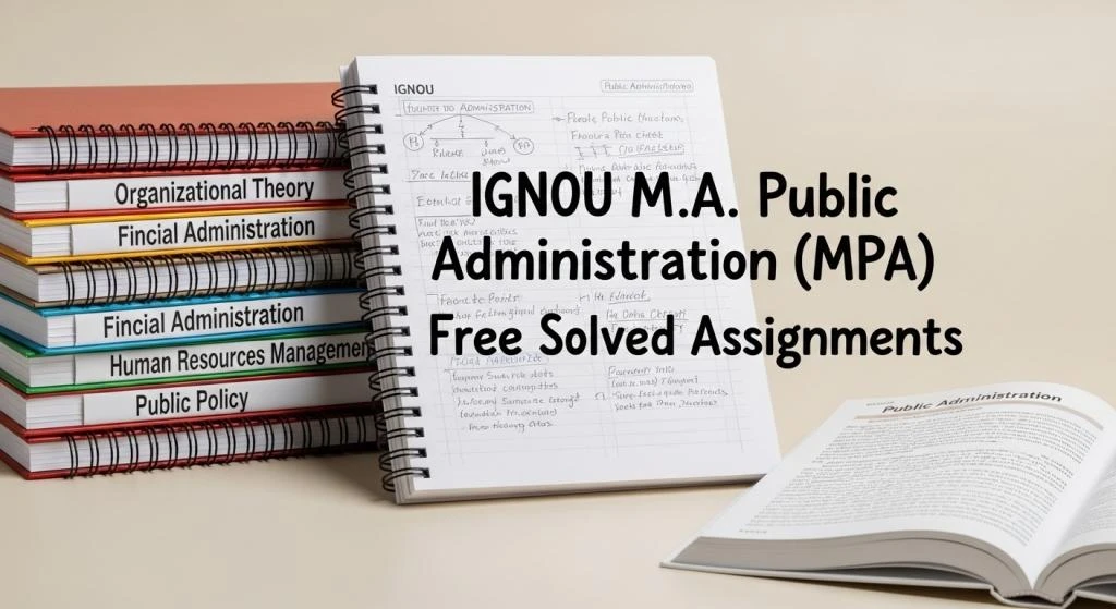 IGNOU M.A. Public Administration (MPA) Free Solved Assignments 2025-26
