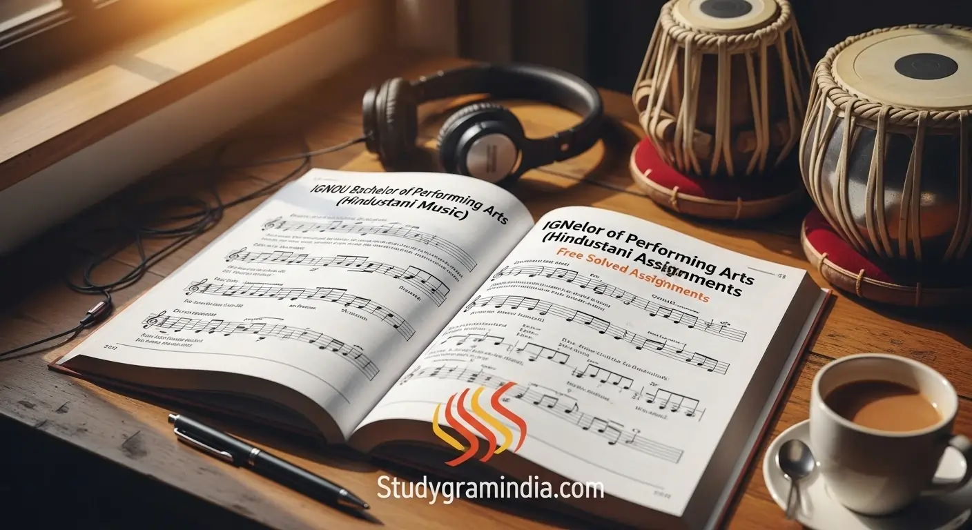 IGNOU Bachelor of Performing Arts (Hindustani Music) – BAPCHM Free Solved Assignments 2025-26