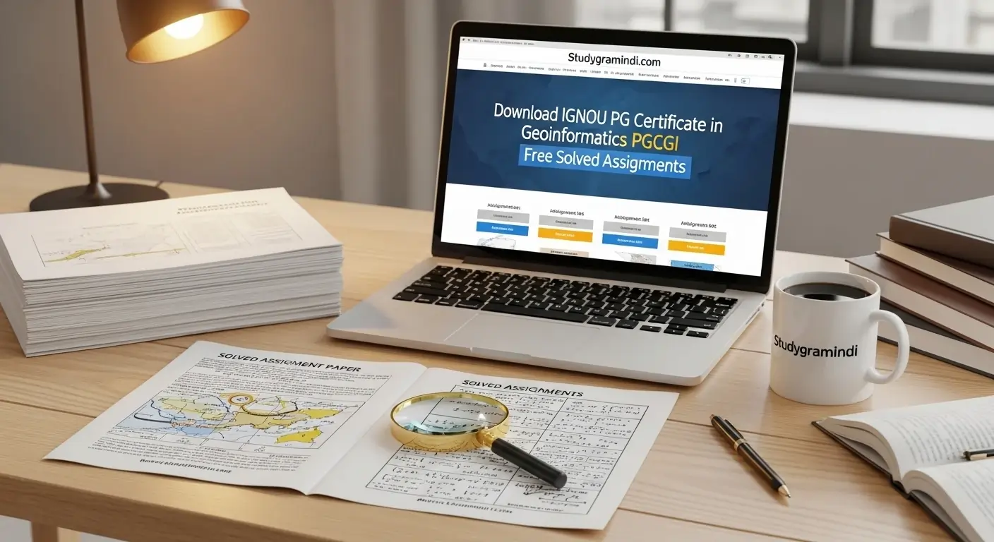 IGNOU PG Certificate in Geoinformatics PGCGI Free Solved Assignments