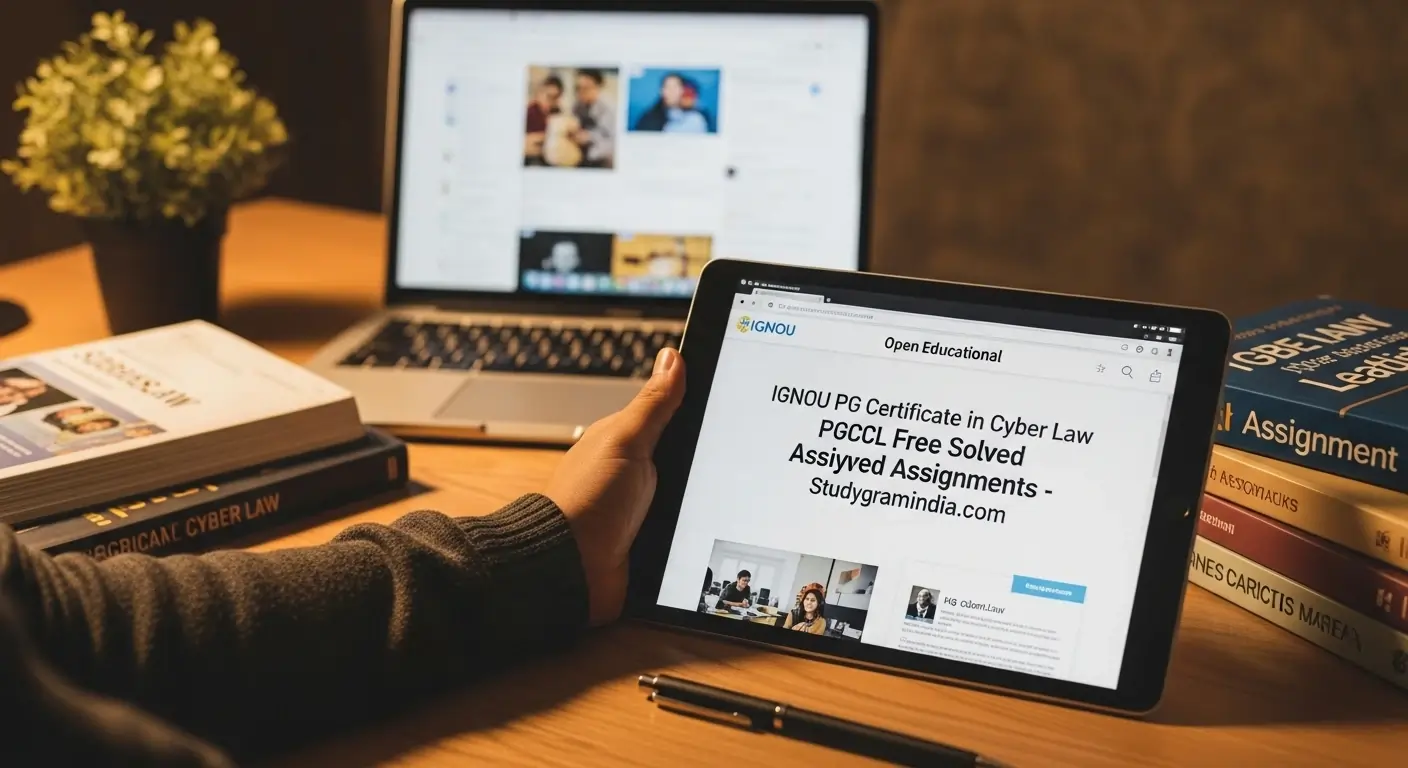 IGNOU PG Certificate in Cyber Law PGCCL Free Solved Assignments