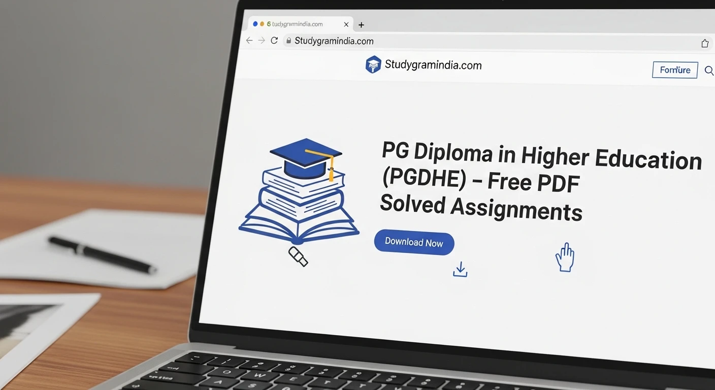 IGNOU PGDESD Solved Assignments 2026 Free