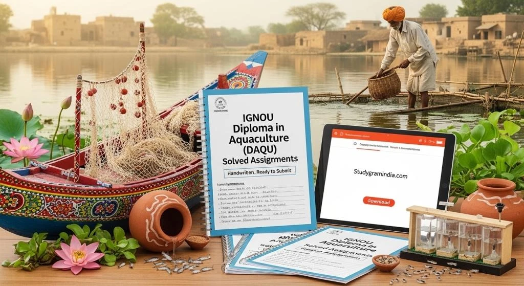 IGNOU DAQU solved assignments PDF handwritten samples