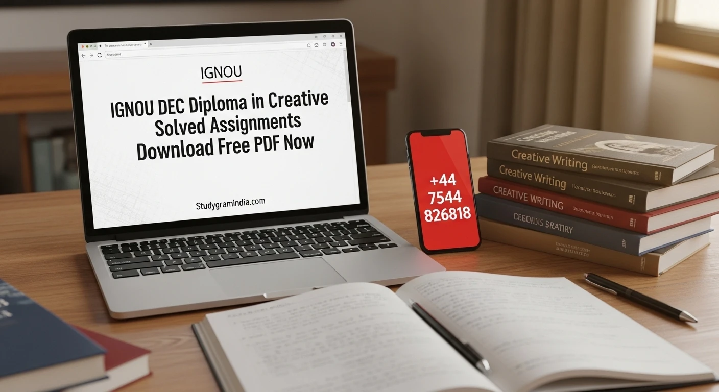 IGNOU DCE solved assignments free PDF notes and guess papers 2026
