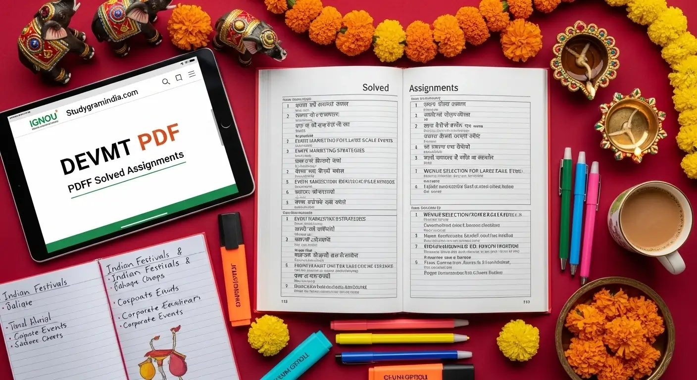 IGNOU DEVMT hand written and scanned PDF assignments