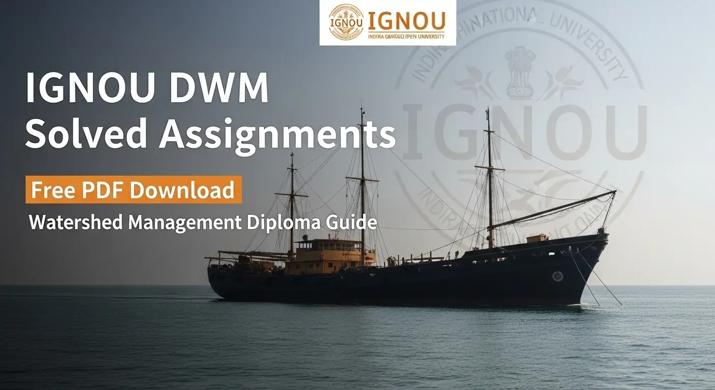IGNOU DWM solved assignments 2025–26 free PDF download