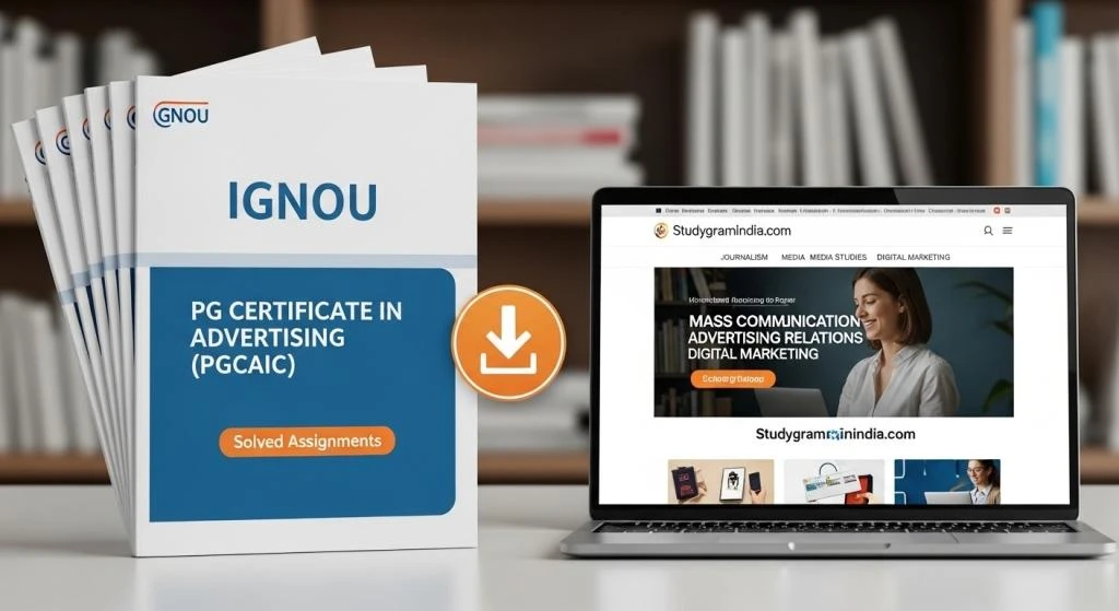 IGNOU PGCAIC handwritten assignments free PDF
